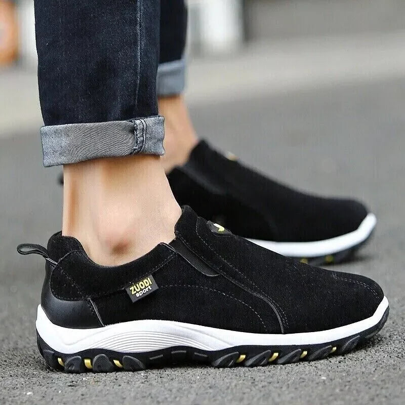 Men'S Loafer Slip on Athletic Shoes Casual Walking Sneakers Outdoor Sports