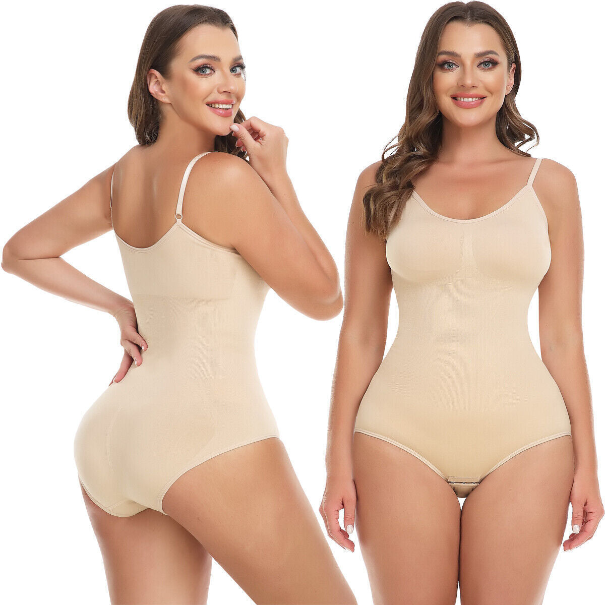 Women Seamless Shapewear Bodysuit Tummy Control Body Shaper Slimming Shapewear