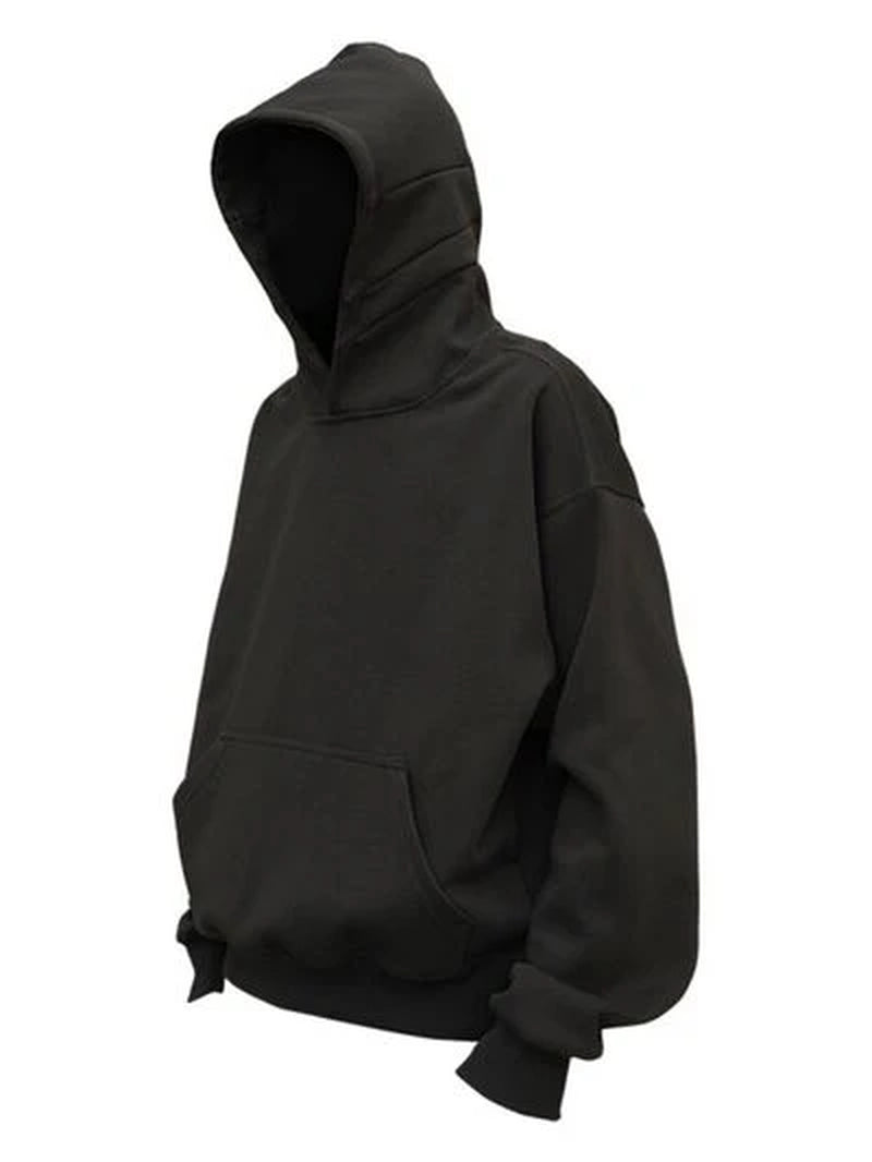 Men'S Drop Shoulder Long Sleeve Hoodie with Pocket