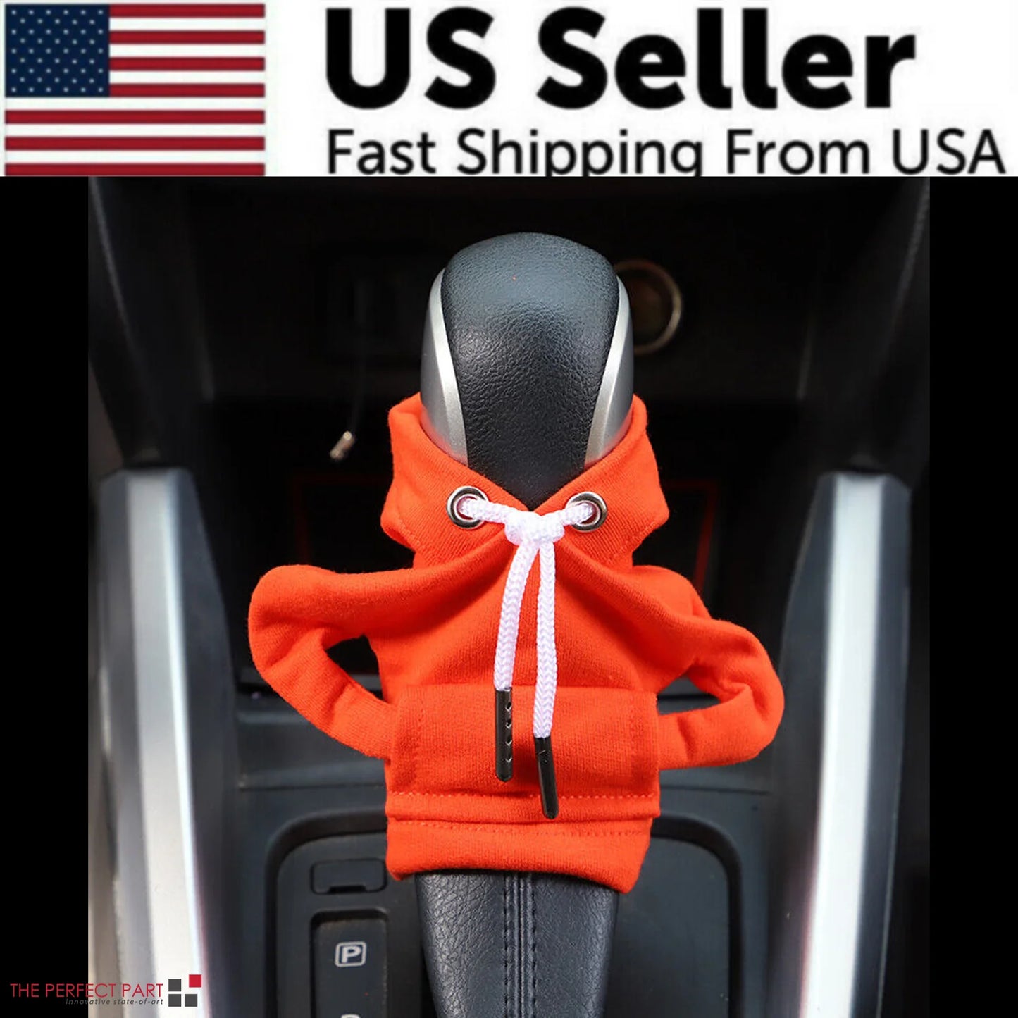 Car Gear Shift Cover Mini Hoodie Gear Shift Cover for Car Shifter Interior Trim