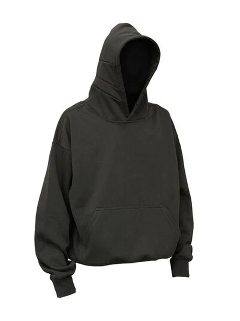 Men'S Drop Shoulder Long Sleeve Hoodie with Pocket